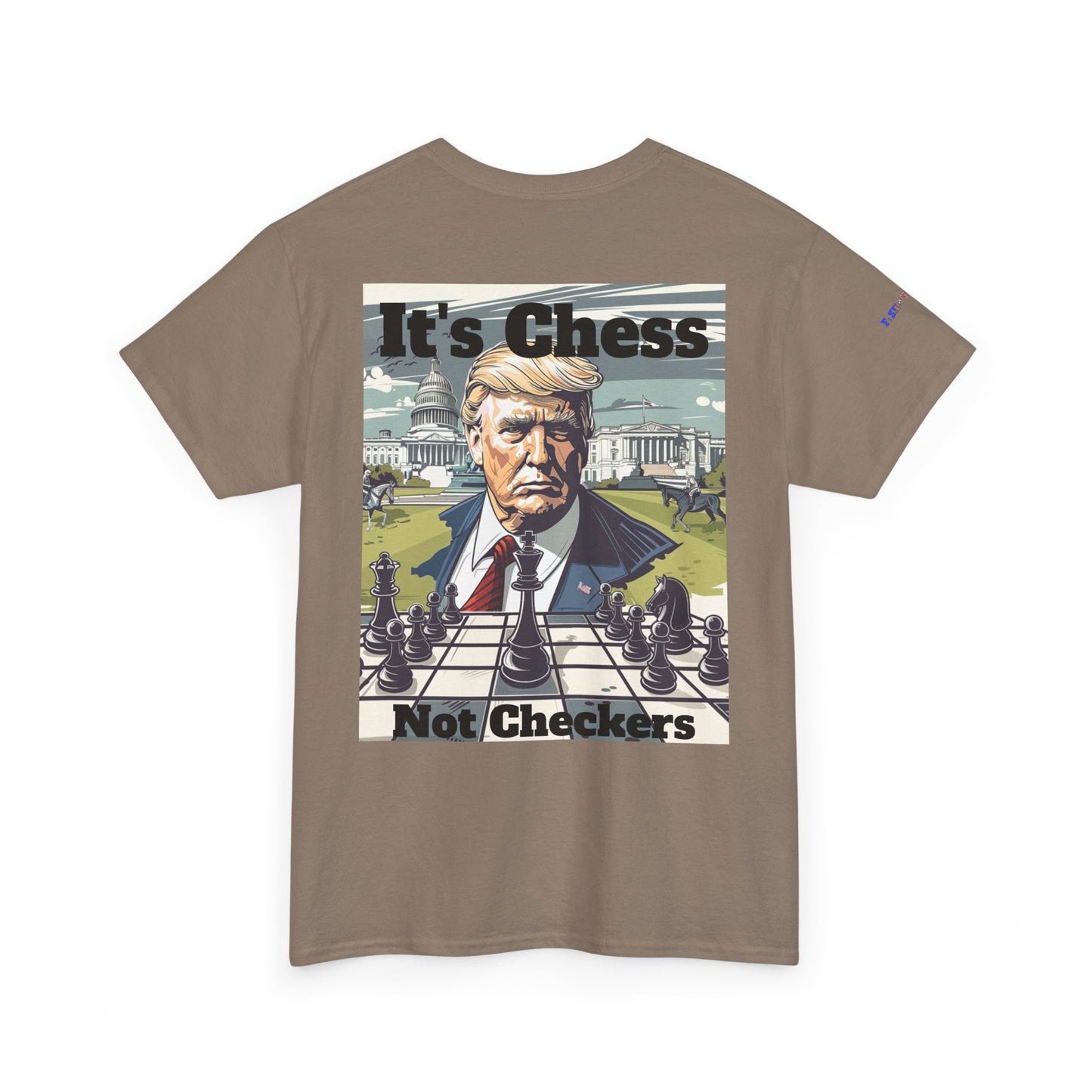 Chess Not Checkers Trump Gulf of America Brewery Tee, Unisex Cotton T-Shirt, Fishing Shirt, Summer Apparel, Casual Wear, Gift for Anglers