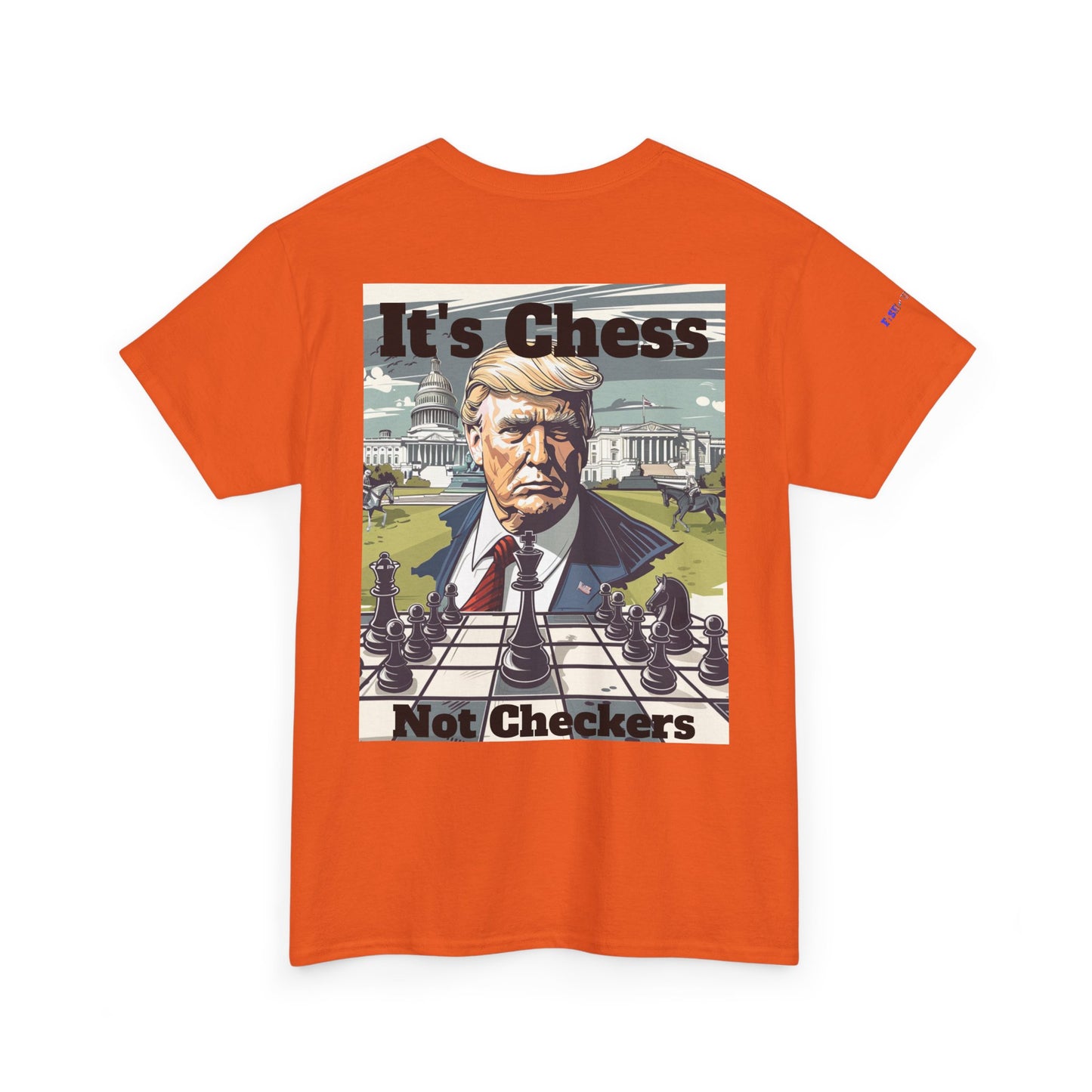 Chess Not Checkers Trump Gulf of America Brewery Tee, Unisex Cotton T-Shirt, Fishing Shirt, Summer Apparel, Casual Wear, Gift for Anglers