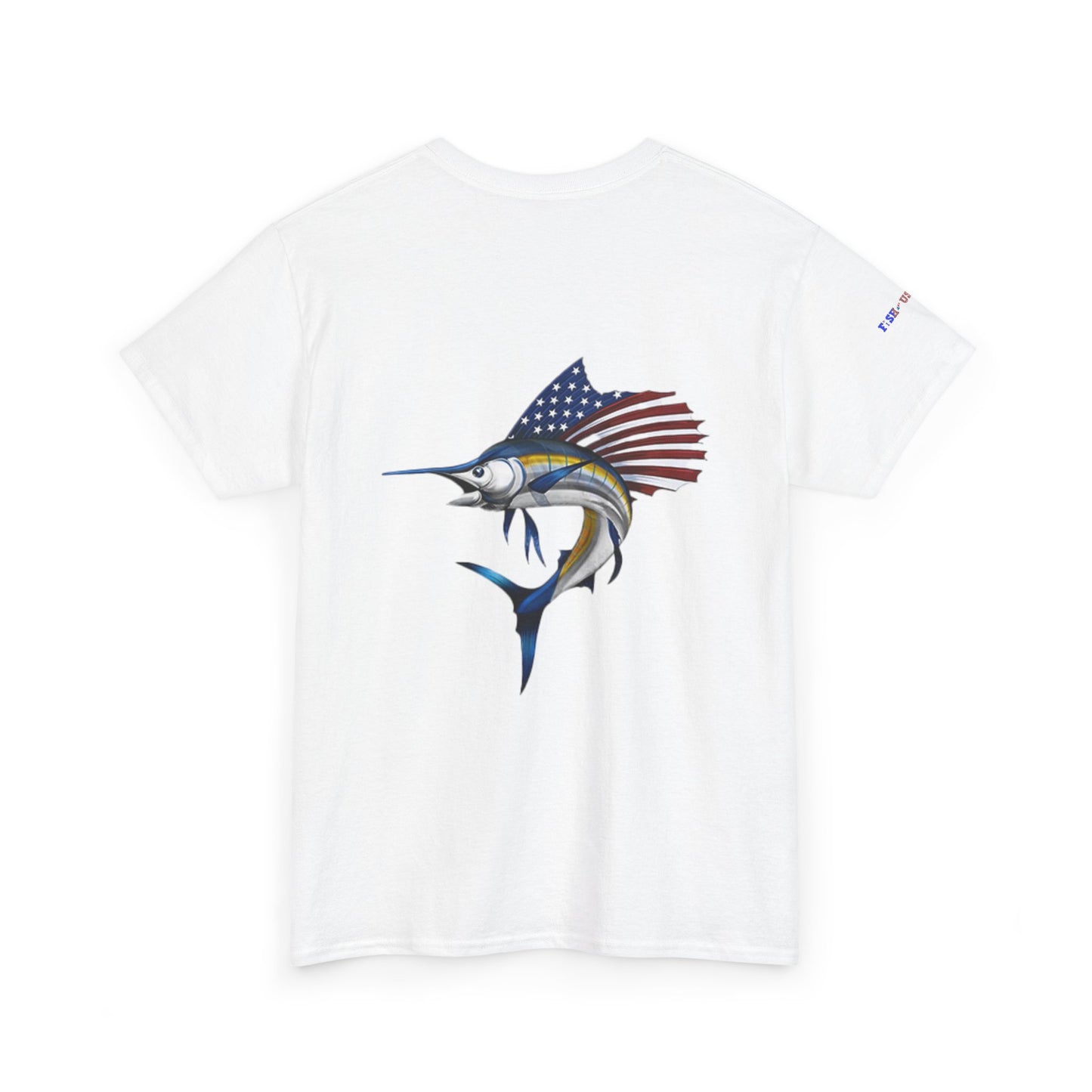Sailfish Flag Gulf of America Tee, Unisex Cotton T-Shirt, Fishing Shirt, Summer Apparel, Casual Wear, Gift for Anglers