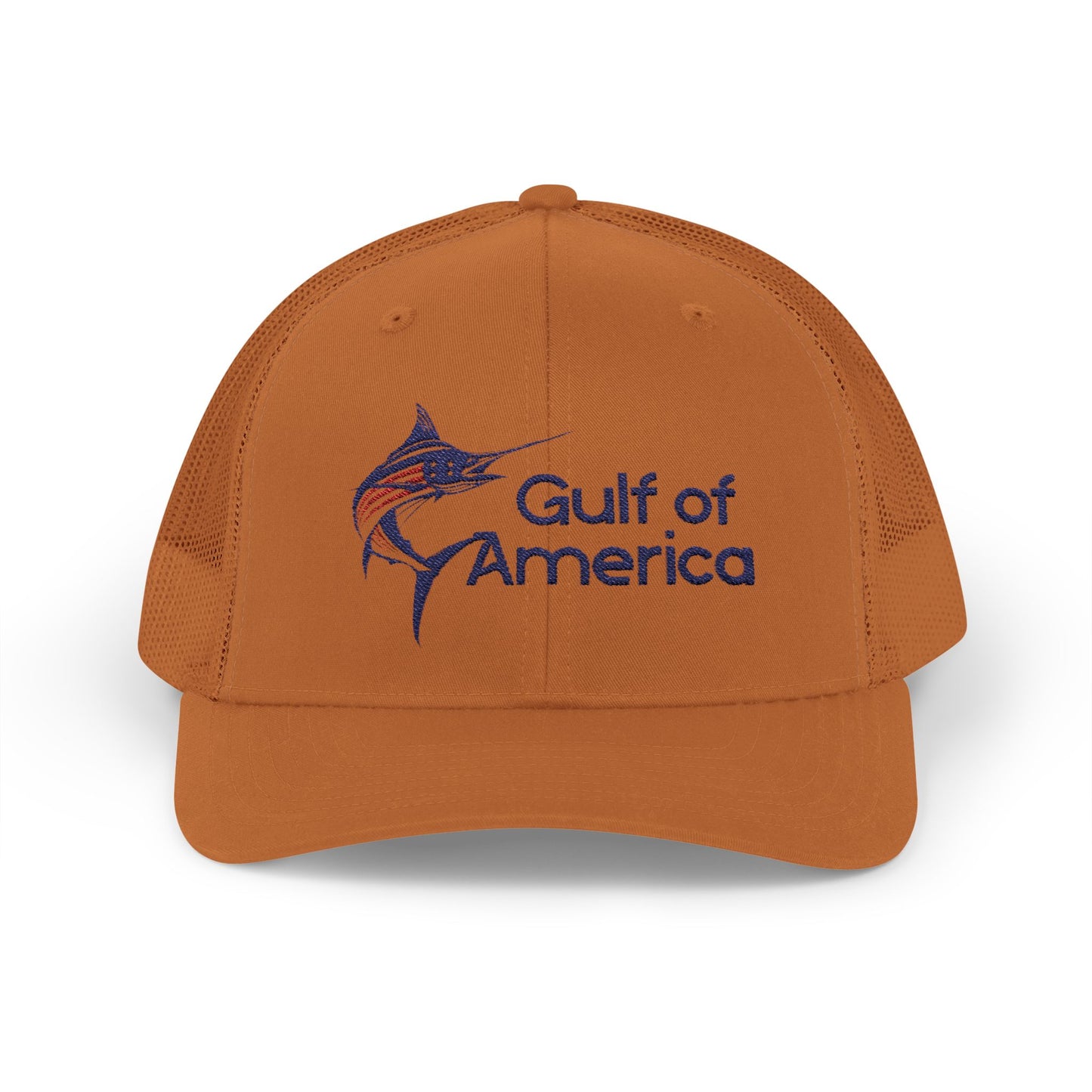 Gulf of America Snapback Trucker Cap, Fishing Gift, Summer Hat, Outdoor Accessories, Beachwear, Casual Wear, Fishing Enthusiast