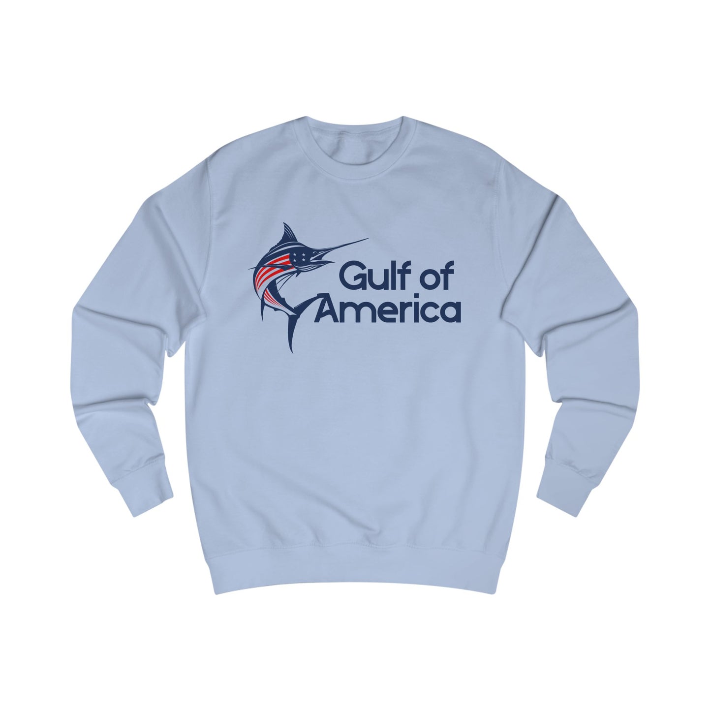 Gulf of America Unisex Sweatshirt, Casual Wear, Fishing Apparel, Beach Day Outfit, Memorial Day Gift, Summer Style