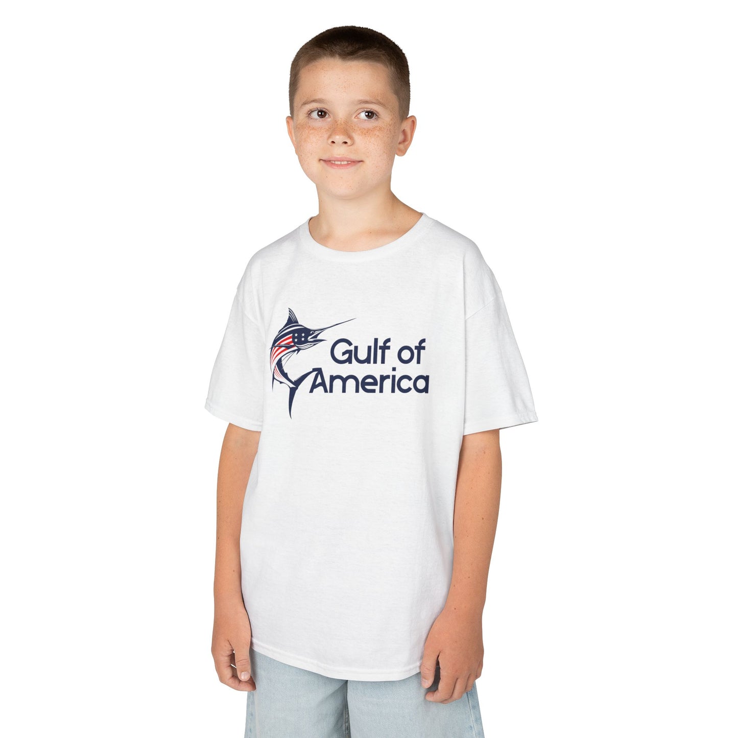 Gulf of America Kids Tee, Youth T-Shirt, Summer Apparel, Fishing Gift, Ocean Lover Shirt, Outdoor Adventure Wear