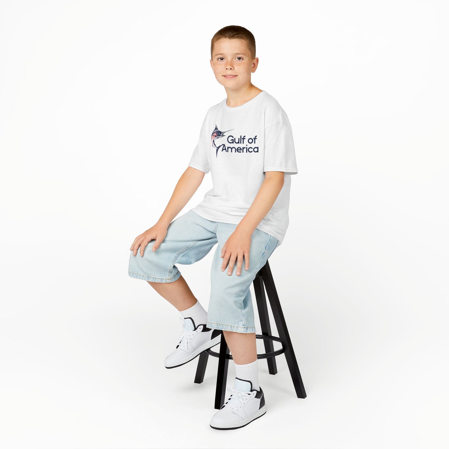 Gulf of America Kids Tee, Youth T-Shirt, Summer Apparel, Fishing Gift, Ocean Lover Shirt, Outdoor Adventure Wear