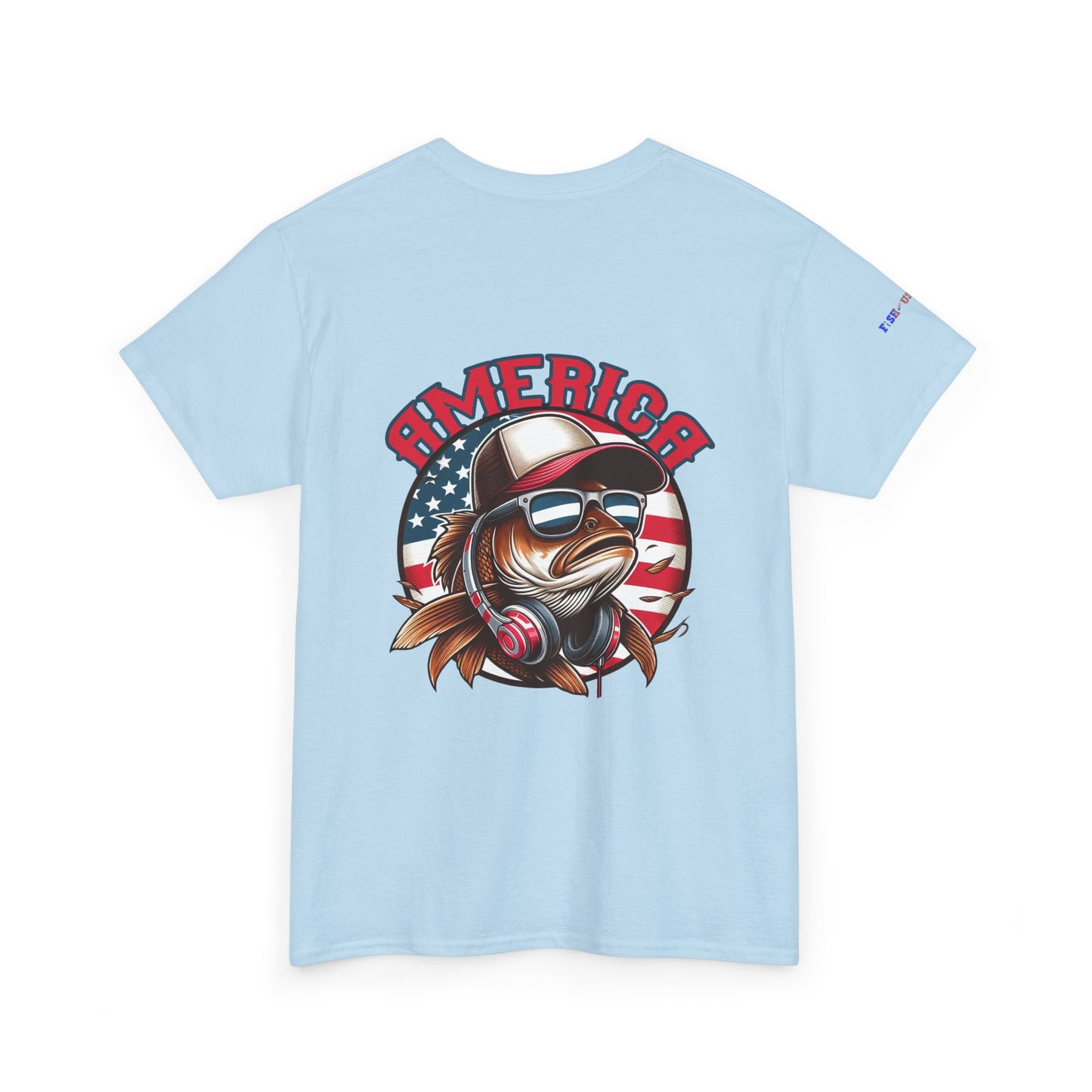 Carp America Patriotic Gulf of America Tee, Unisex Cotton T-Shirt, Fishing Shirt, Summer Apparel, Casual Wear, Gift for Anglers