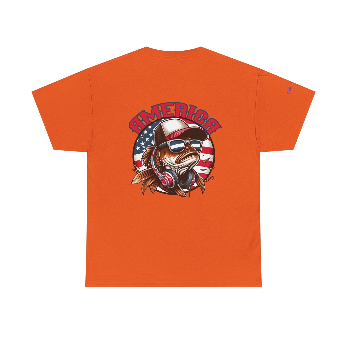 Carp America Patriotic Gulf of America Tee, Unisex Cotton T-Shirt, Fishing Shirt, Summer Apparel, Casual Wear, Gift for Anglers