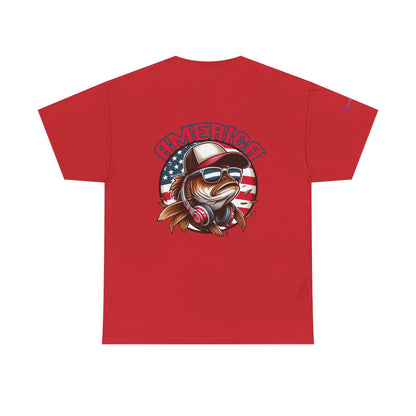 Carp America Patriotic Gulf of America Tee, Unisex Cotton T-Shirt, Fishing Shirt, Summer Apparel, Casual Wear, Gift for Anglers