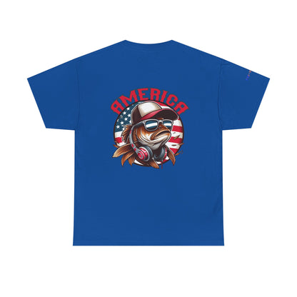 Carp America Patriotic Gulf of America Tee, Unisex Cotton T-Shirt, Fishing Shirt, Summer Apparel, Casual Wear, Gift for Anglers