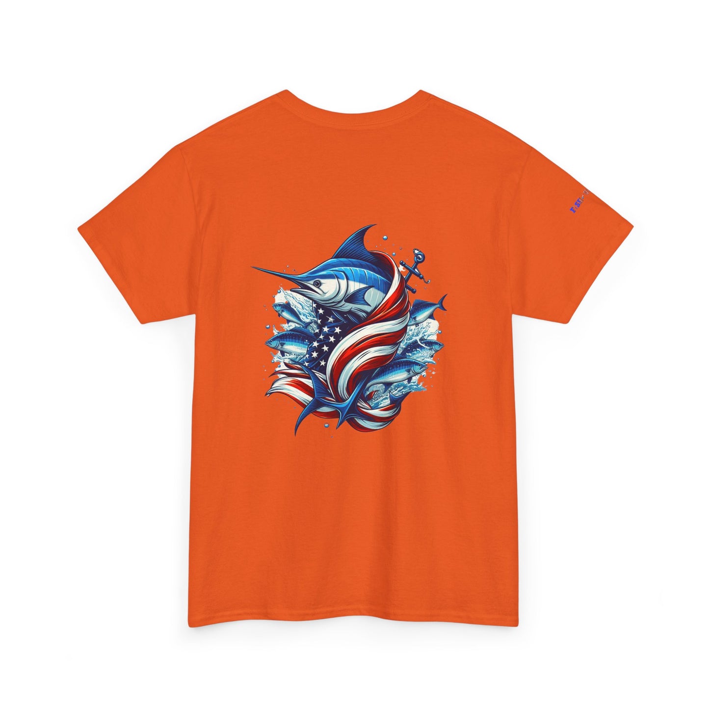 Patriotic Gulf of America Tee, Unisex Cotton T-Shirt, Fishing Shirt, Summer Apparel, Casual Wear, Gift for Anglers