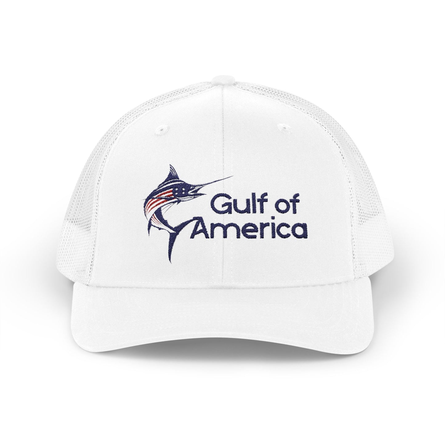 Gulf of America Snapback Trucker Cap, Fishing Gift, Summer Hat, Outdoor Accessories, Beachwear, Casual Wear, Fishing Enthusiast