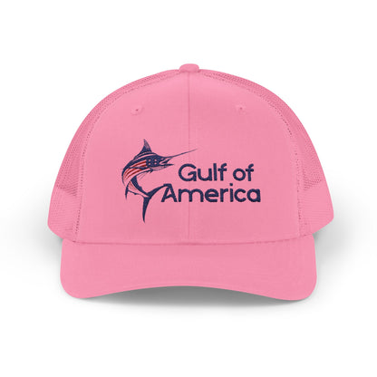 Gulf of America Snapback Trucker Cap, Fishing Gift, Summer Hat, Outdoor Accessories, Beachwear, Casual Wear, Fishing Enthusiast
