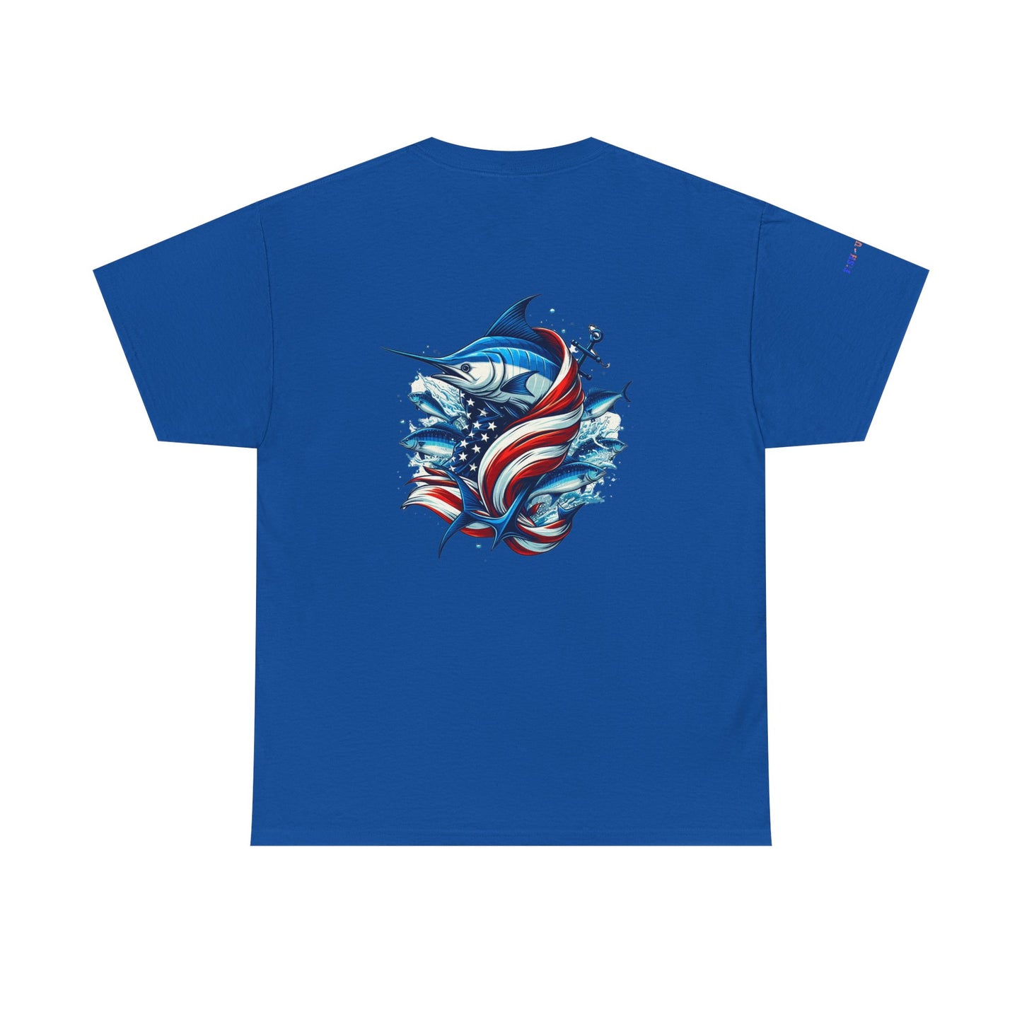 Patriotic Gulf of America Tee, Unisex Cotton T-Shirt, Fishing Shirt, Summer Apparel, Casual Wear, Gift for Anglers