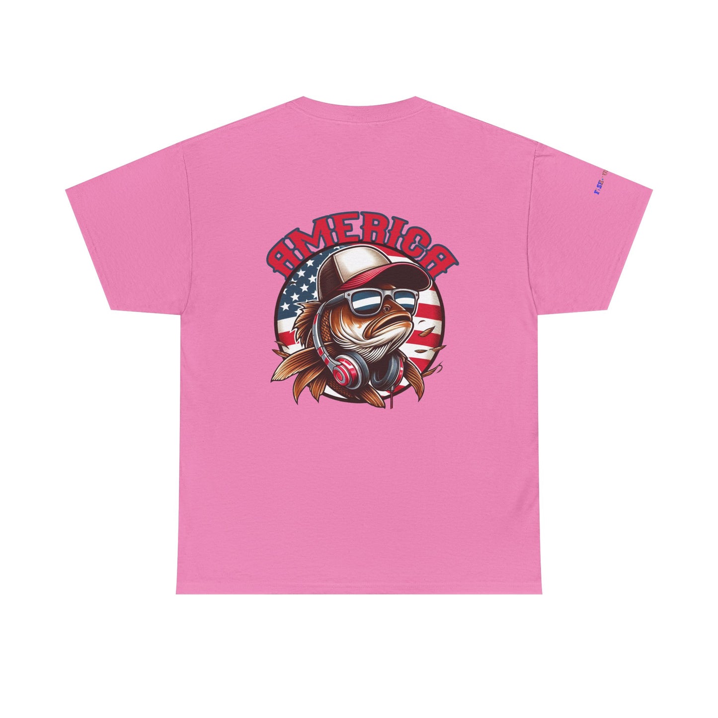 Carp America Patriotic Gulf of America Tee, Unisex Cotton T-Shirt, Fishing Shirt, Summer Apparel, Casual Wear, Gift for Anglers