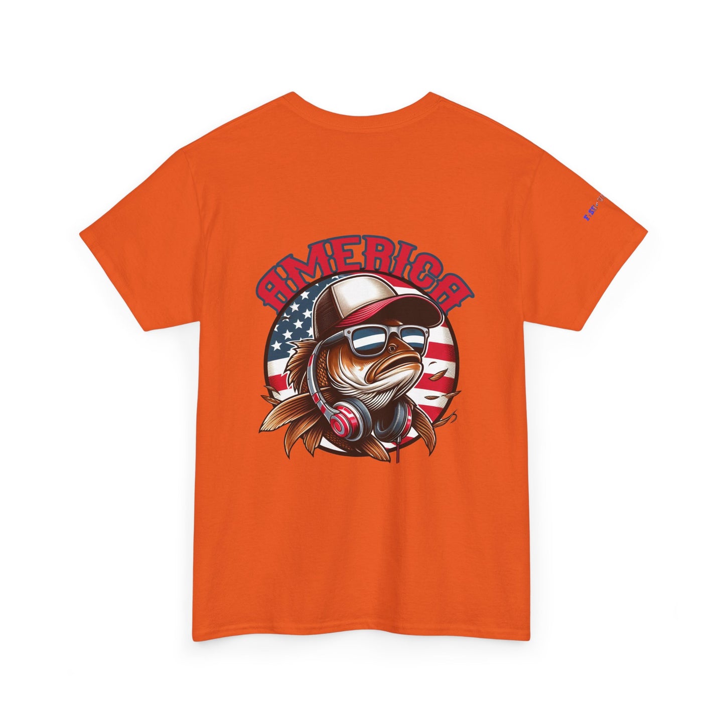 Carp America Patriotic Gulf of America Tee, Unisex Cotton T-Shirt, Fishing Shirt, Summer Apparel, Casual Wear, Gift for Anglers