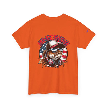 Carp America Patriotic Gulf of America Tee, Unisex Cotton T-Shirt, Fishing Shirt, Summer Apparel, Casual Wear, Gift for Anglers