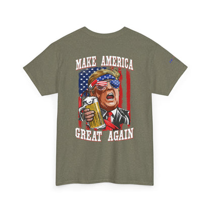 MAGA Trump Gulf of America Tee, Unisex Cotton T-Shirt, Fishing Shirt, Summer Apparel, Casual Wear, Gift for Anglers