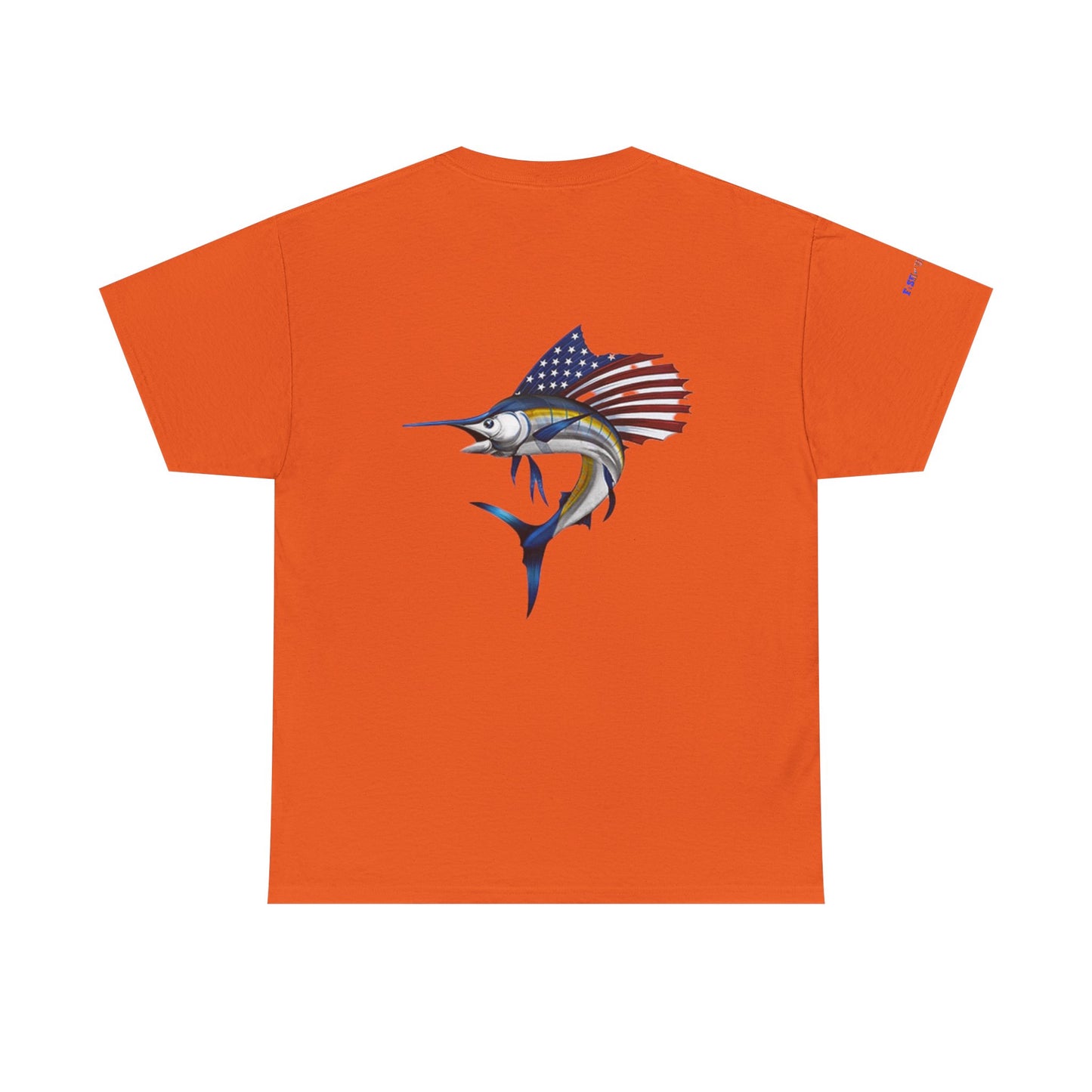 Sailfish Flag Gulf of America Tee, Unisex Cotton T-Shirt, Fishing Shirt, Summer Apparel, Casual Wear, Gift for Anglers