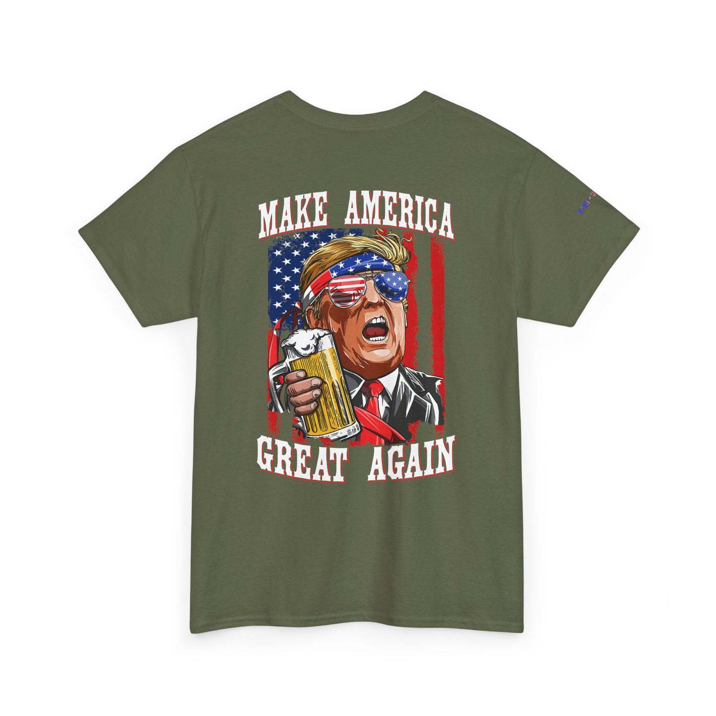 MAGA Trump Gulf of America Tee, Unisex Cotton T-Shirt, Fishing Shirt, Summer Apparel, Casual Wear, Gift for Anglers