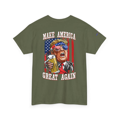 MAGA Trump Gulf of America Tee, Unisex Cotton T-Shirt, Fishing Shirt, Summer Apparel, Casual Wear, Gift for Anglers