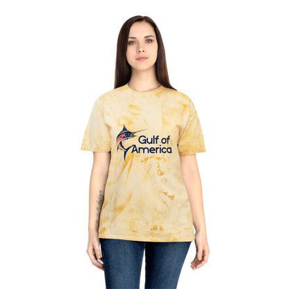 Colorful Beach Vibes T-Shirt, Summer Casual Wear, Gift for Ocean Lovers, Gulf of America Tee, Unique Beachwear