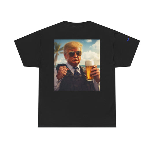 Trump Gulf of America Brewery Tee, Unisex Cotton T-Shirt, Summer Apparel, Casual Wear, America Pride