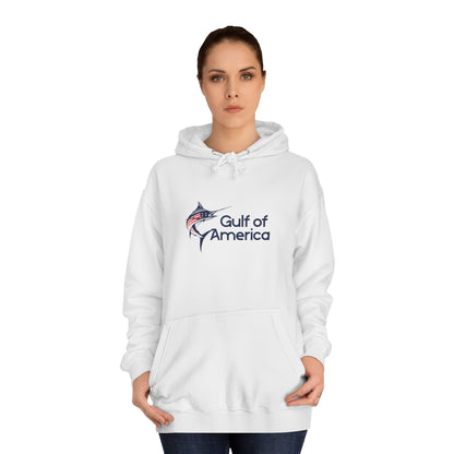 Gulf of America Unisex College Hoodie, Casual Wear, College Apparel, Beach Vibes, Gift for Students, Summer Fashion