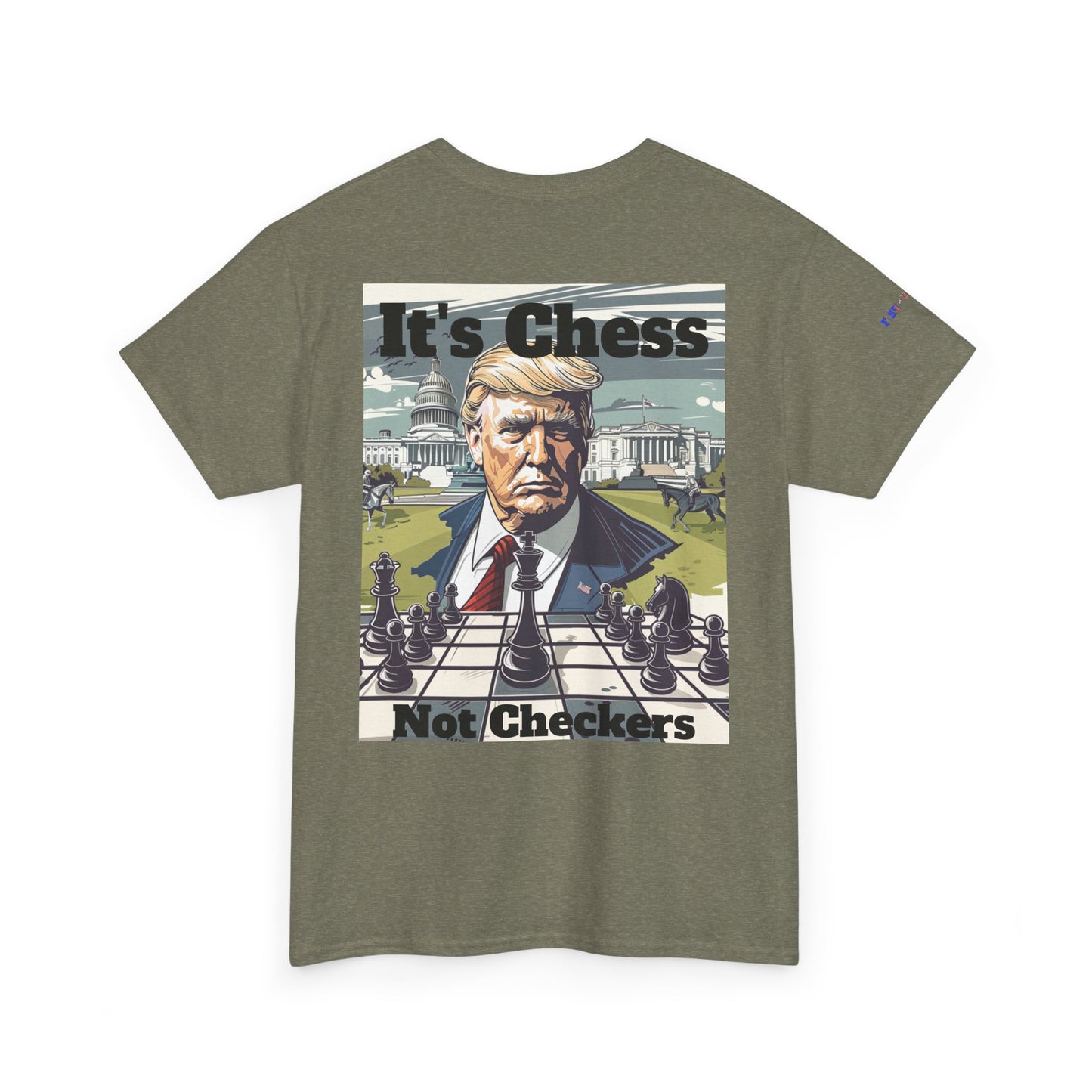 Chess Not Checkers Trump Gulf of America Brewery Tee, Unisex Cotton T-Shirt, Fishing Shirt, Summer Apparel, Casual Wear, Gift for Anglers