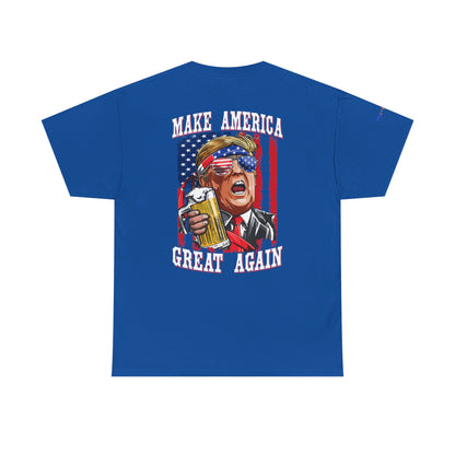 MAGA Trump Gulf of America Tee, Unisex Cotton T-Shirt, Fishing Shirt, Summer Apparel, Casual Wear, Gift for Anglers