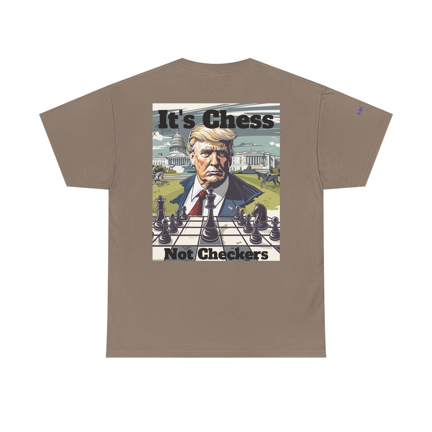 Chess Not Checkers Trump Gulf of America Brewery Tee, Unisex Cotton T-Shirt, Fishing Shirt, Summer Apparel, Casual Wear, Gift for Anglers