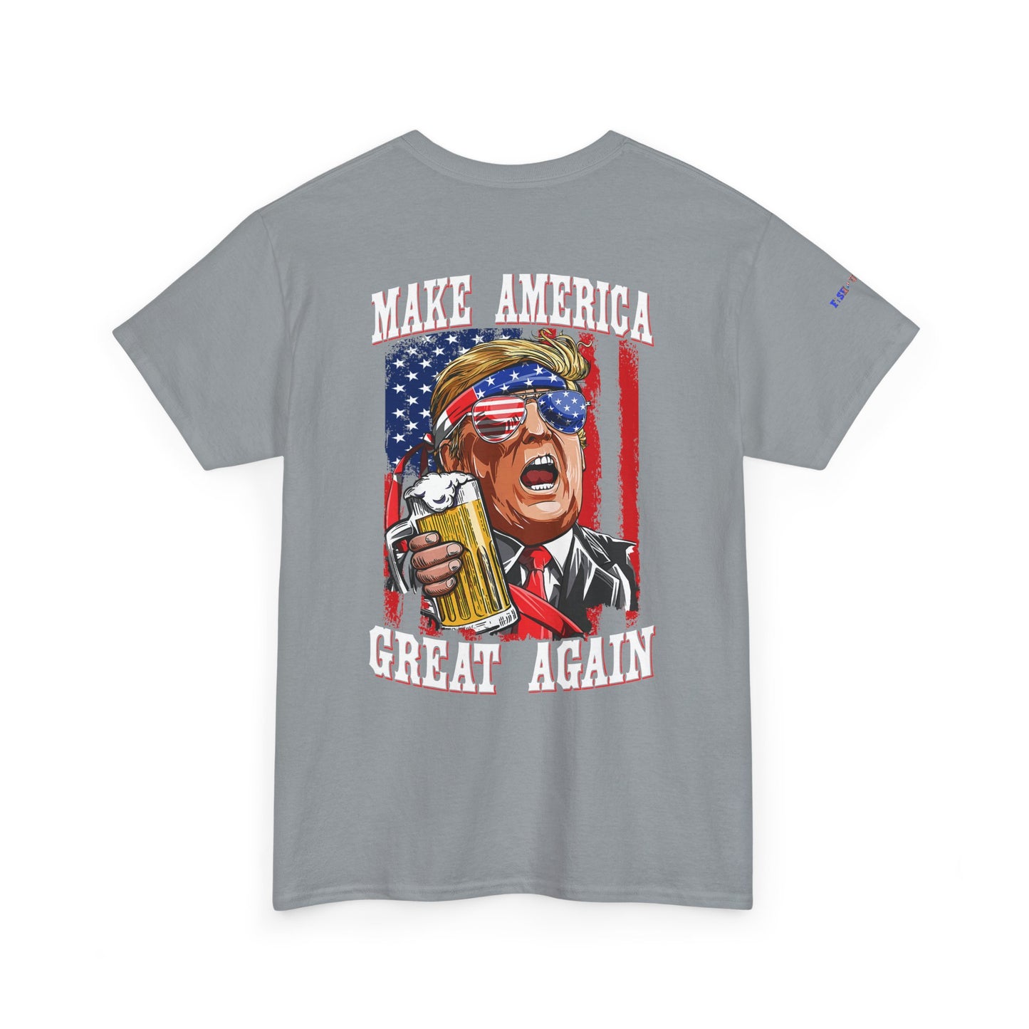 MAGA Trump Gulf of America Tee, Unisex Cotton T-Shirt, Fishing Shirt, Summer Apparel, Casual Wear, Gift for Anglers