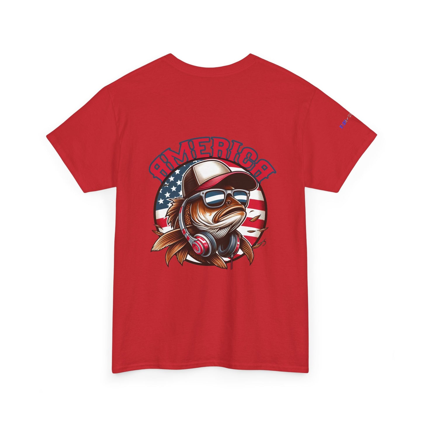 Carp America Patriotic Gulf of America Tee, Unisex Cotton T-Shirt, Fishing Shirt, Summer Apparel, Casual Wear, Gift for Anglers