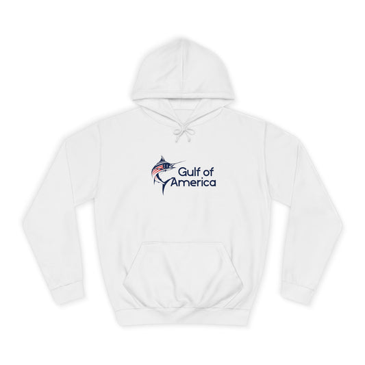 Gulf of America Unisex College Hoodie, Casual Wear, College Apparel, Beach Vibes, Gift for Students, Summer Fashion