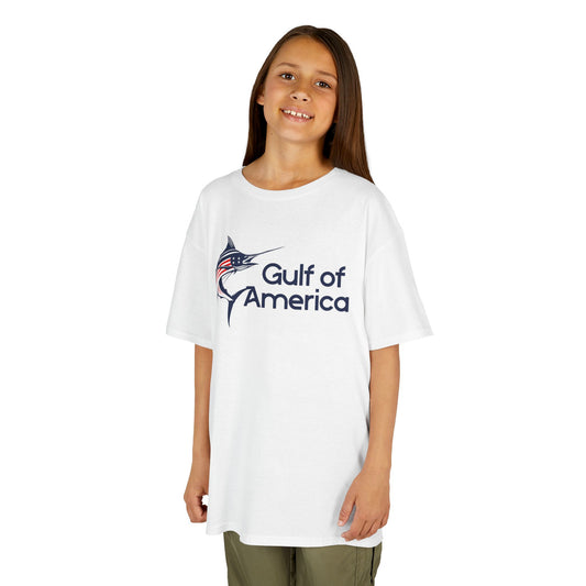 Gulf of America Kids Tee, Youth T-Shirt, Summer Apparel, Fishing Gift, Ocean Lover Shirt, Outdoor Adventure Wear