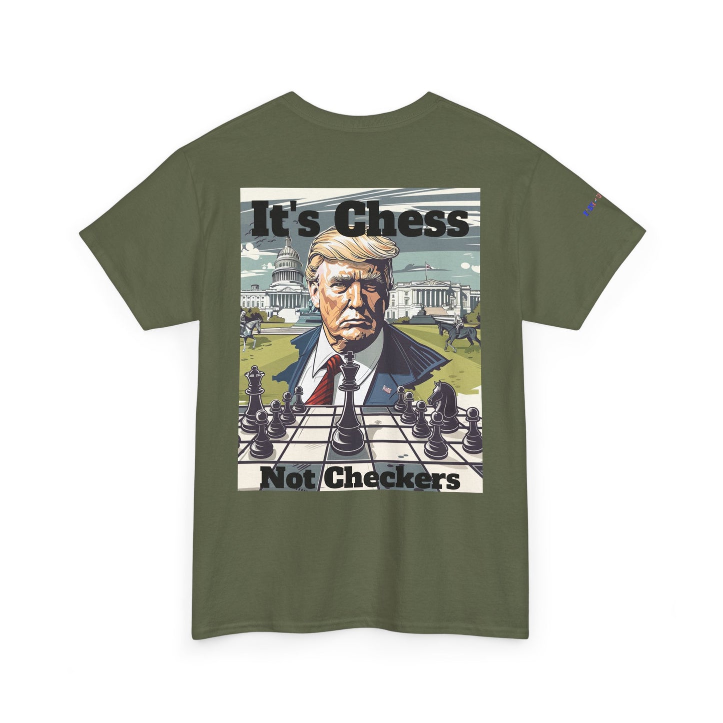 Chess Not Checkers Trump Gulf of America Brewery Tee, Unisex Cotton T-Shirt, Fishing Shirt, Summer Apparel, Casual Wear, Gift for Anglers