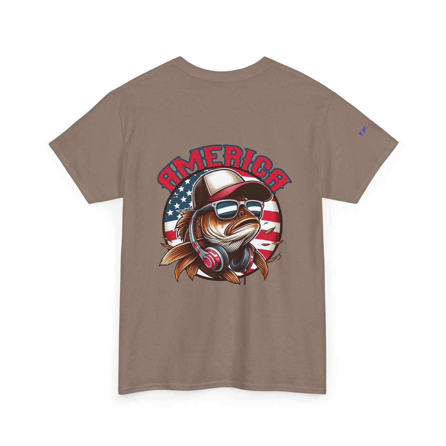 Carp America Patriotic Gulf of America Tee, Unisex Cotton T-Shirt, Fishing Shirt, Summer Apparel, Casual Wear, Gift for Anglers