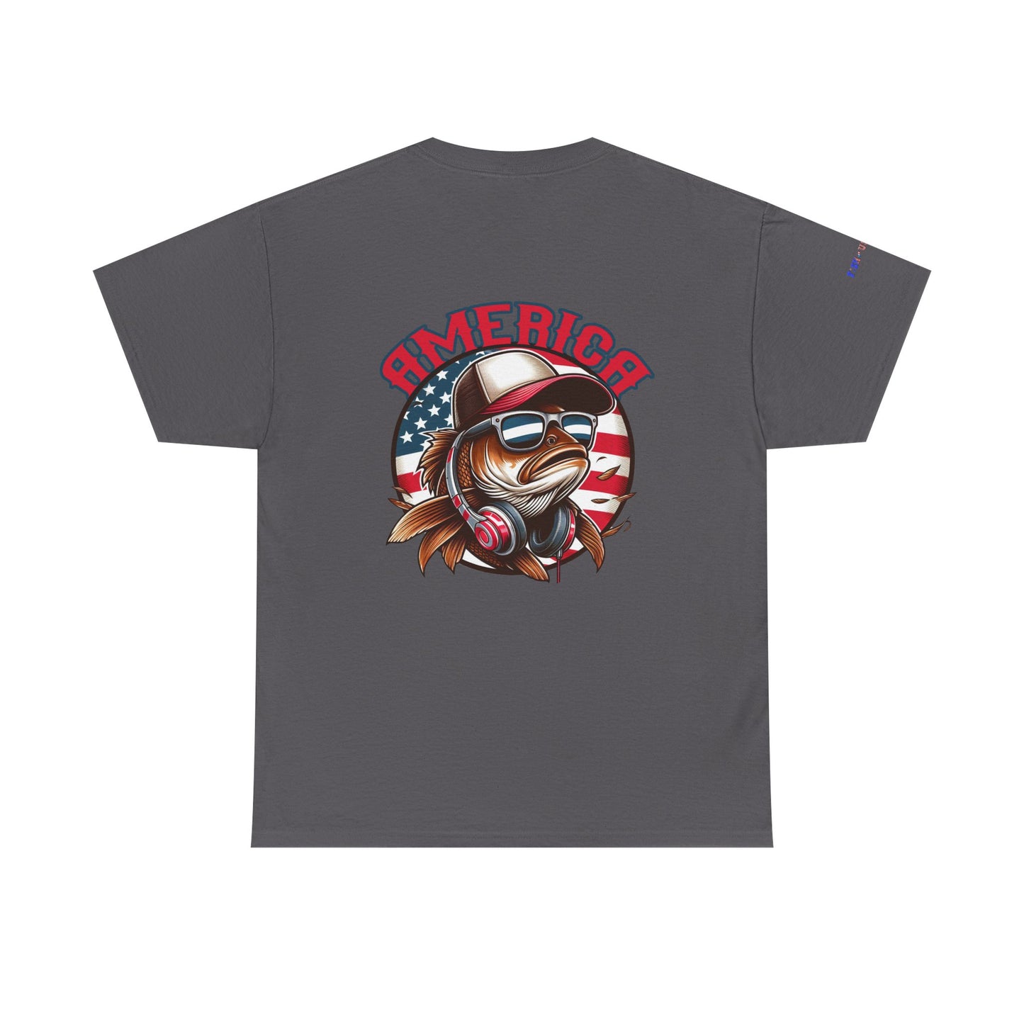 Carp America Patriotic Gulf of America Tee, Unisex Cotton T-Shirt, Fishing Shirt, Summer Apparel, Casual Wear, Gift for Anglers