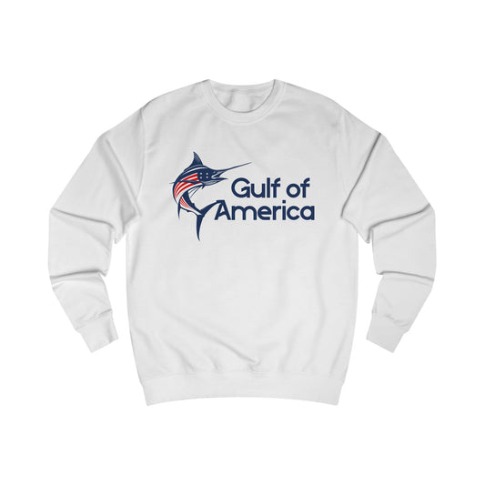 Gulf of America Unisex Sweatshirt, Casual Wear, Fishing Apparel, Beach Day Outfit, Memorial Day Gift, Summer Style