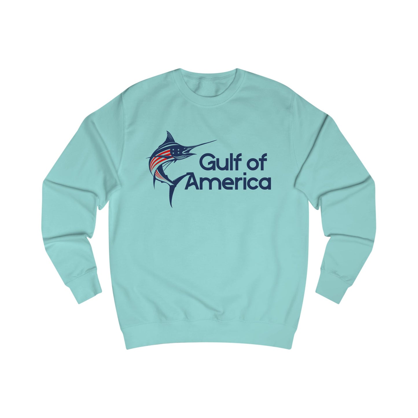 Gulf of America Unisex Sweatshirt, Casual Wear, Fishing Apparel, Beach Day Outfit, Memorial Day Gift, Summer Style