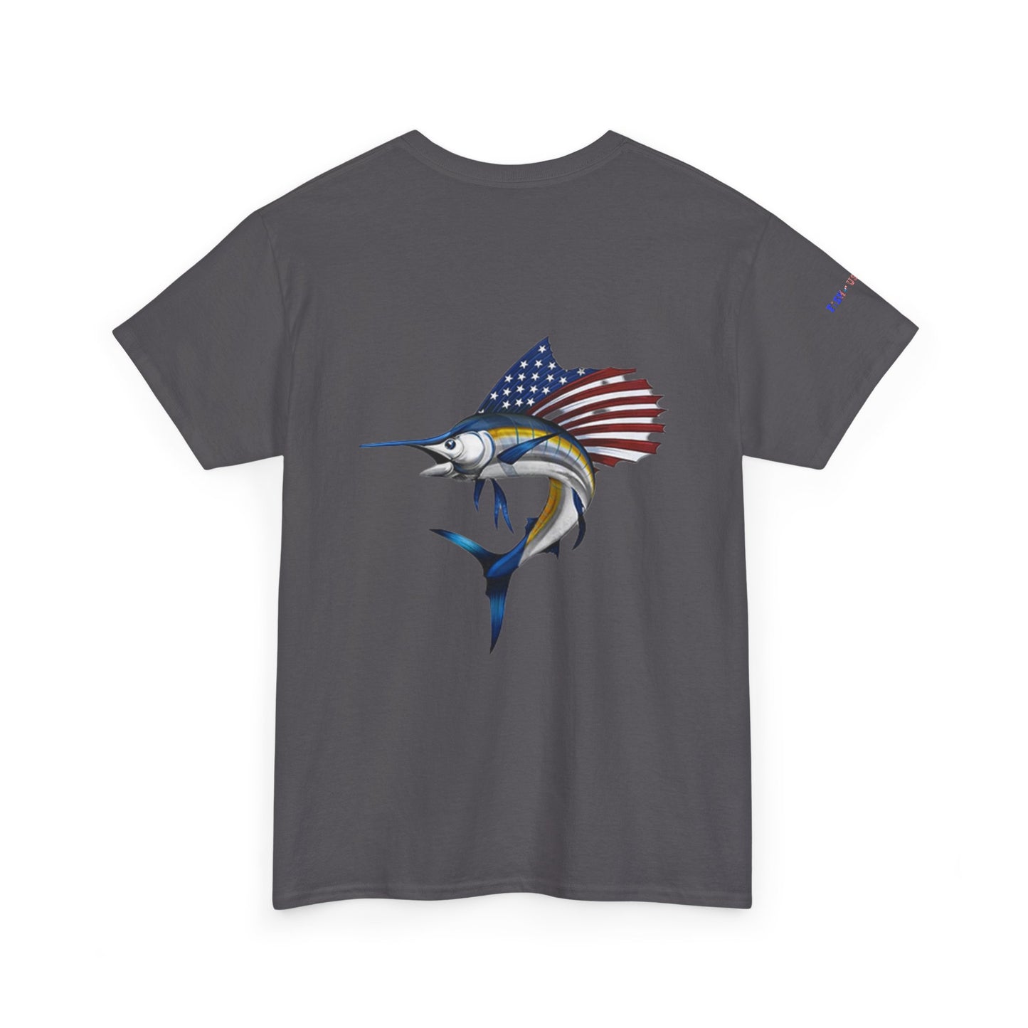 Sailfish Flag Gulf of America Tee, Unisex Cotton T-Shirt, Fishing Shirt, Summer Apparel, Casual Wear, Gift for Anglers