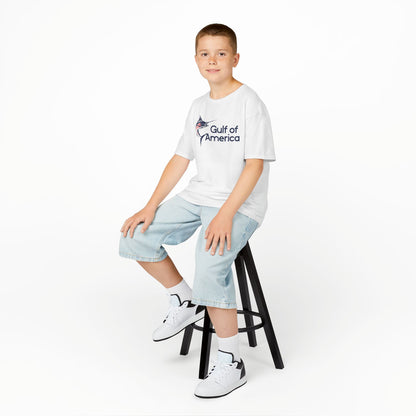 Gulf of America Kids Tee, Youth T-Shirt, Summer Apparel, Fishing Gift, Ocean Lover Shirt, Outdoor Adventure Wear