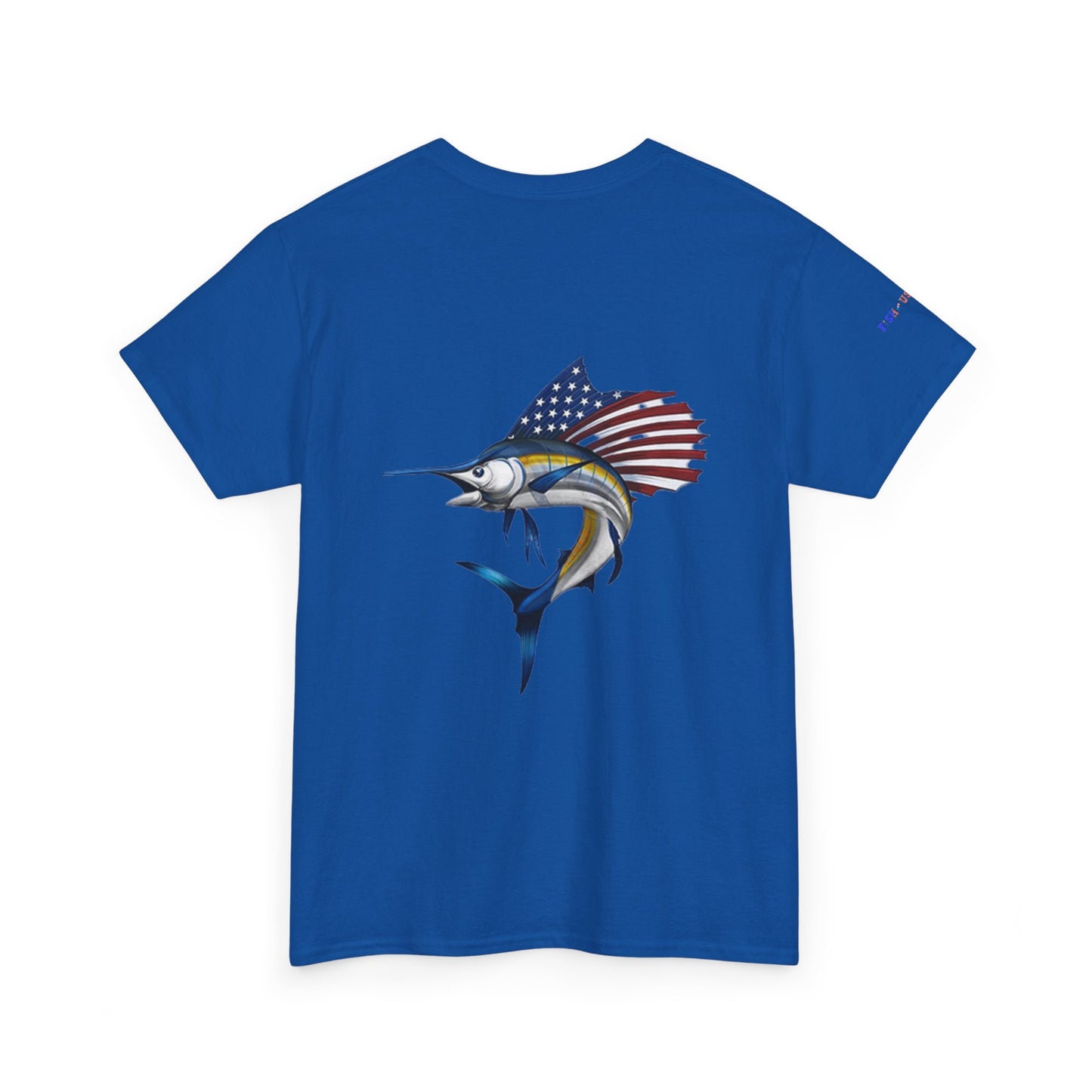 Sailfish Flag Gulf of America Tee, Unisex Cotton T-Shirt, Fishing Shirt, Summer Apparel, Casual Wear, Gift for Anglers