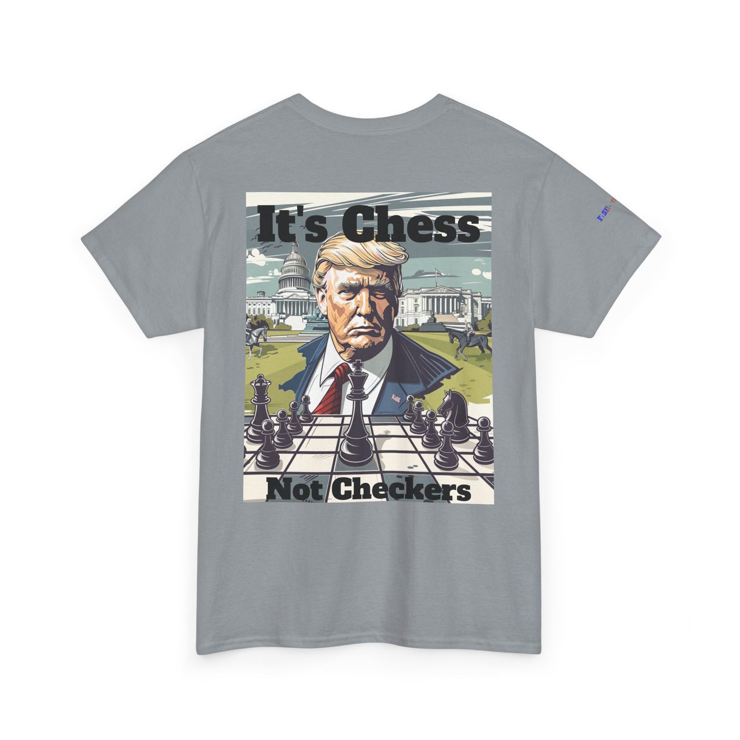 Chess Not Checkers Trump Gulf of America Brewery Tee, Unisex Cotton T-Shirt, Fishing Shirt, Summer Apparel, Casual Wear, Gift for Anglers