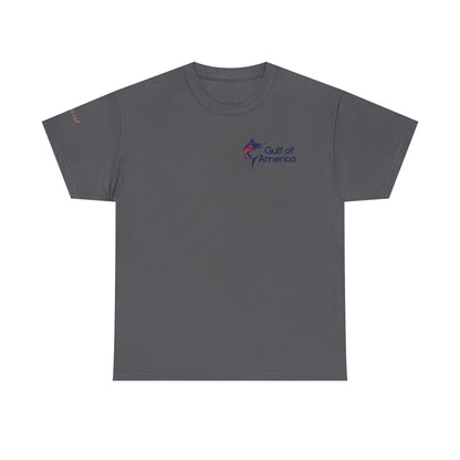 Sailfish Flag Gulf of America Tee, Unisex Cotton T-Shirt, Fishing Shirt, Summer Apparel, Casual Wear, Gift for Anglers