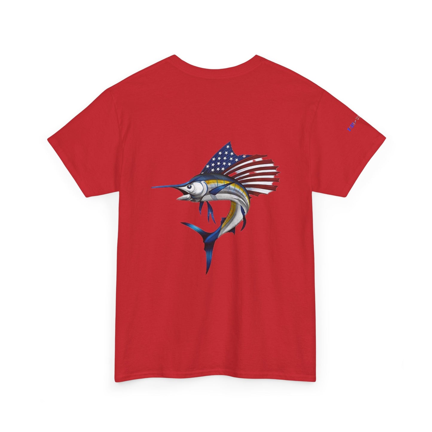 Sailfish Flag Gulf of America Tee, Unisex Cotton T-Shirt, Fishing Shirt, Summer Apparel, Casual Wear, Gift for Anglers
