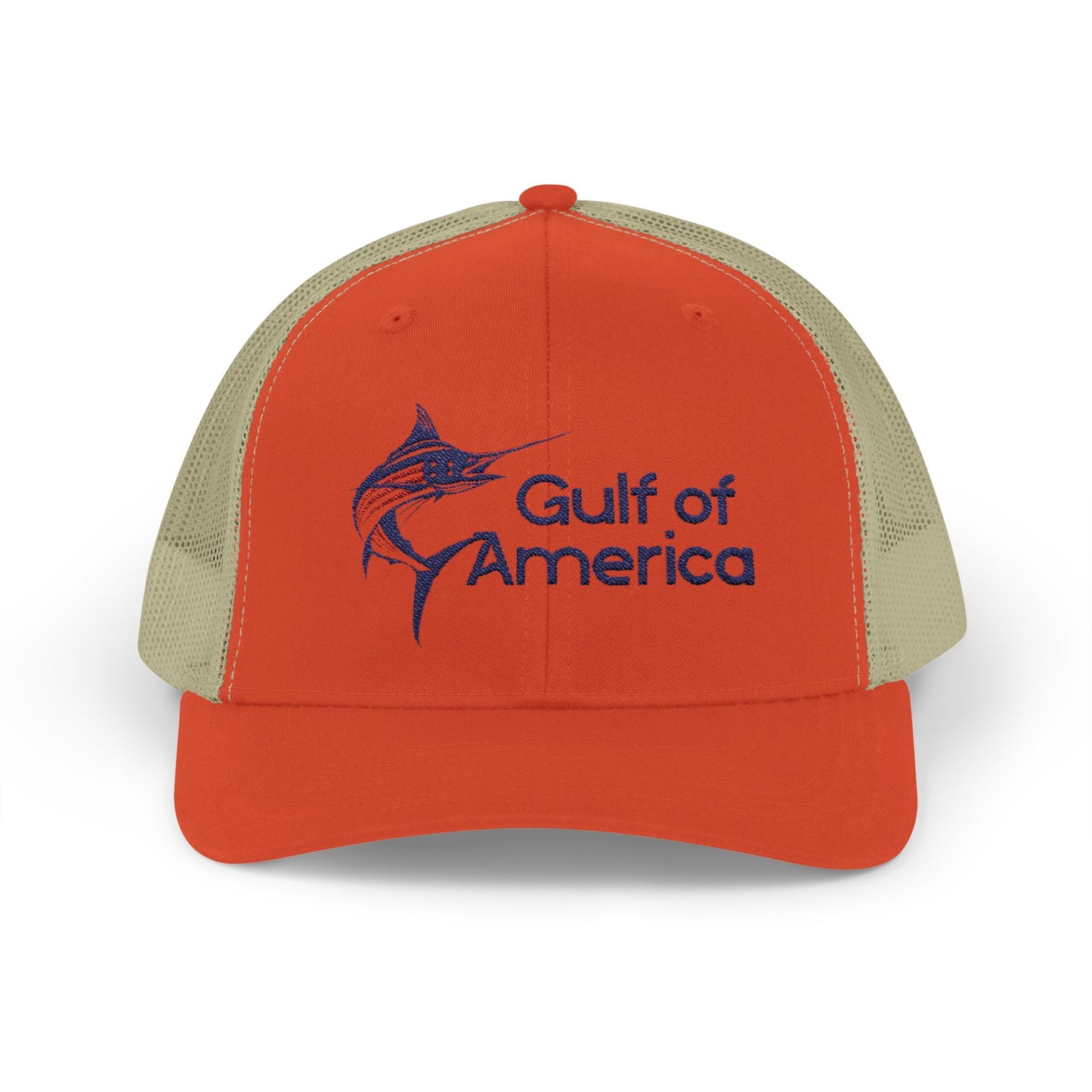 Gulf of America Snapback Trucker Cap, Fishing Gift, Summer Hat, Outdoor Accessories, Beachwear, Casual Wear, Fishing Enthusiast