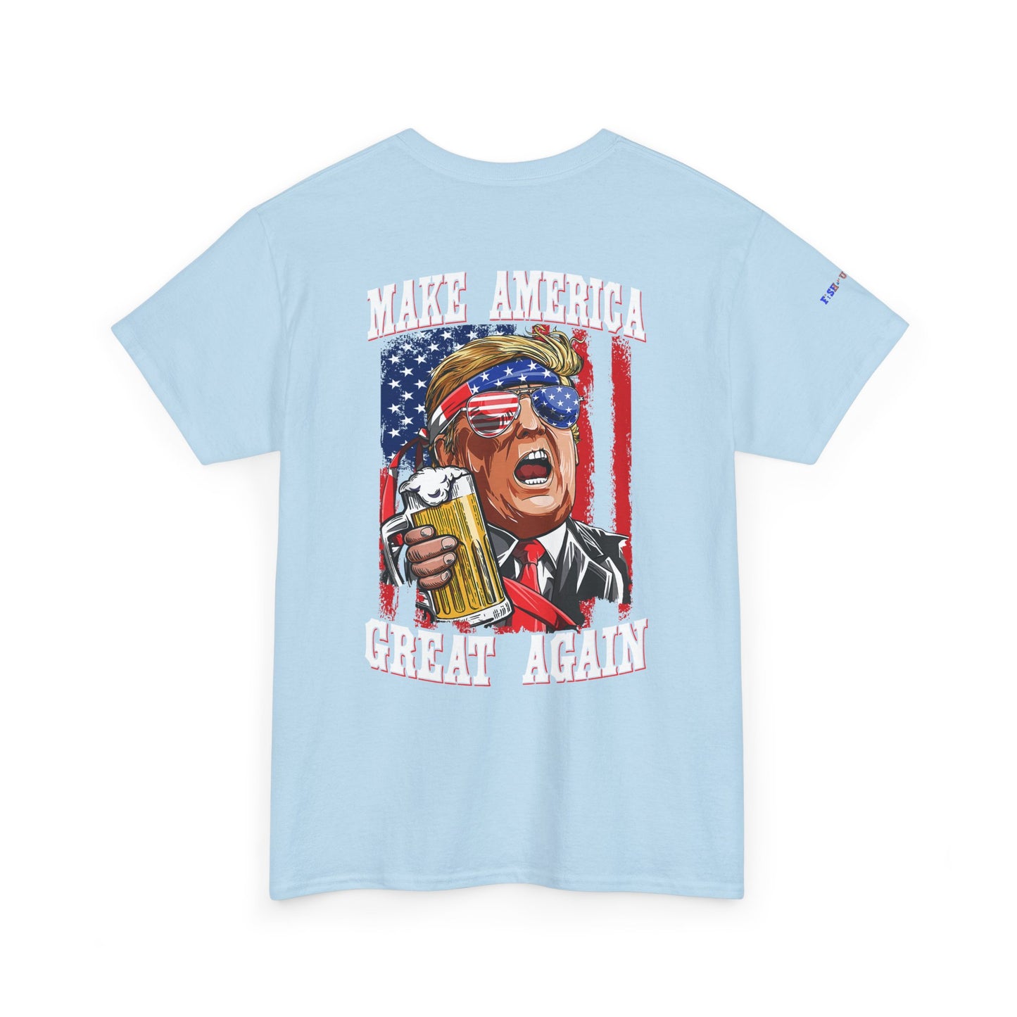 MAGA Trump Gulf of America Tee, Unisex Cotton T-Shirt, Fishing Shirt, Summer Apparel, Casual Wear, Gift for Anglers