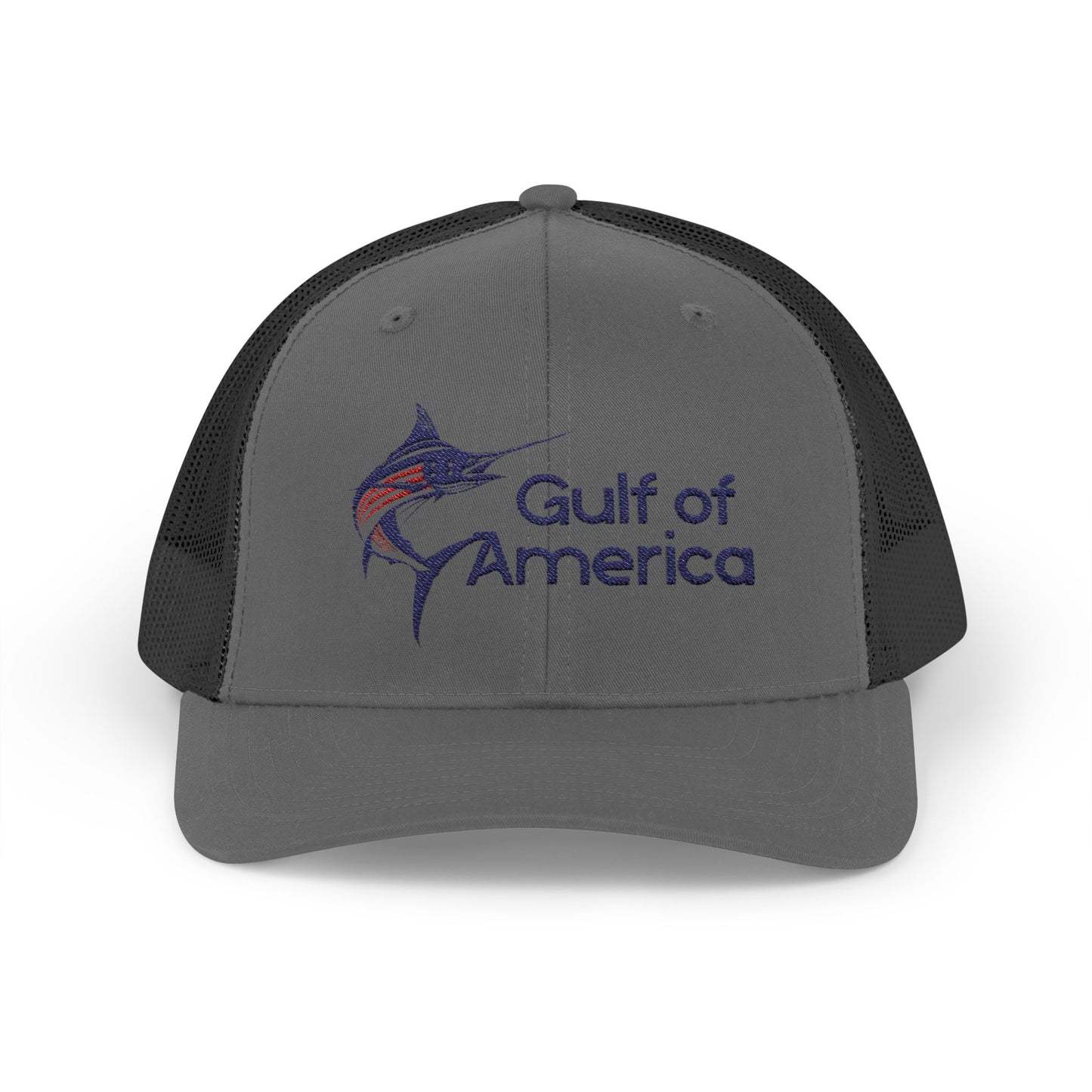 Gulf of America Snapback Trucker Cap, Fishing Gift, Summer Hat, Outdoor Accessories, Beachwear, Casual Wear, Fishing Enthusiast