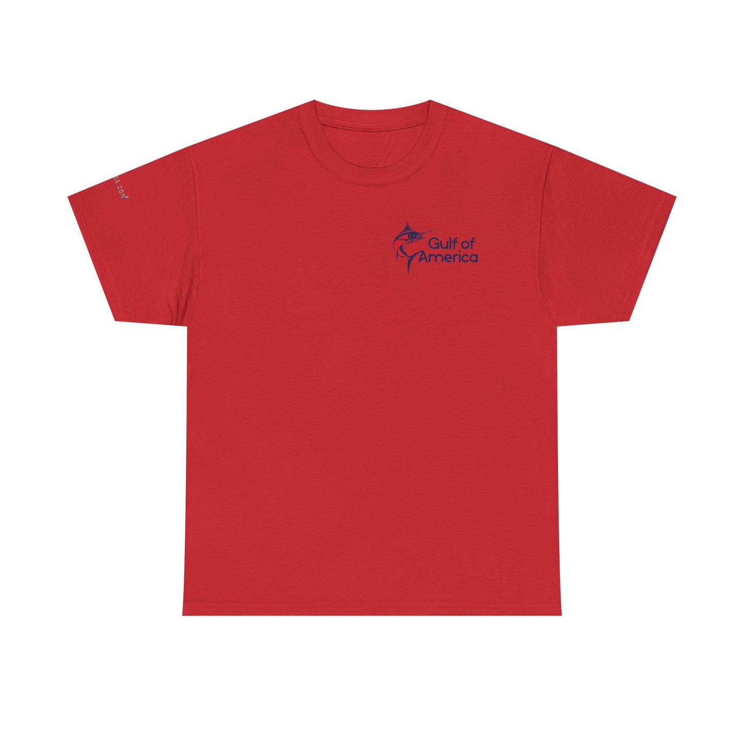 Sailfish Flag Gulf of America Tee, Unisex Cotton T-Shirt, Fishing Shirt, Summer Apparel, Casual Wear, Gift for Anglers