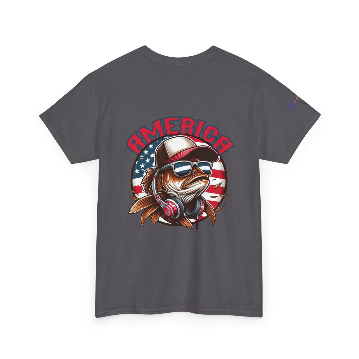 Carp America Patriotic Gulf of America Tee, Unisex Cotton T-Shirt, Fishing Shirt, Summer Apparel, Casual Wear, Gift for Anglers