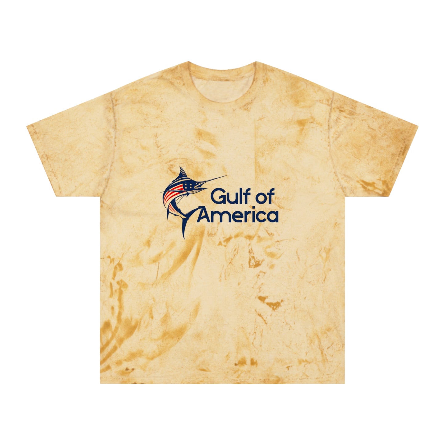 Colorful Beach Vibes T-Shirt, Summer Casual Wear, Gift for Ocean Lovers, Gulf of America Tee, Unique Beachwear