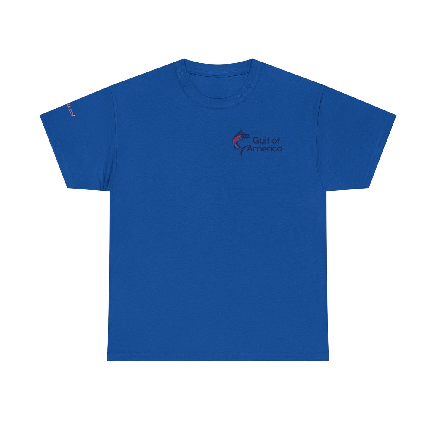 American Flag Marlin Patriotic Gulf of America Tee, Unisex Cotton T-Shirt